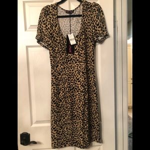 Vintage Betsey Johnson Leopard dress